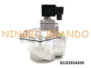 SCG353A050 2 '' धूल कलेक्टर के लिए थ्रेडेड 353 सीरीज डायफ्राम सोलेनॉइड पल्स जेट वाल्व