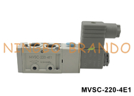 एमवीएससी-220-4ई1 MINDMAN टाइप वायवीय सोलेनोइड वाल्व 5/2 रास्ता 220VAC 24VDC