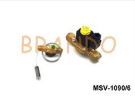 पीतल प्राकृतिक रंग गैस Solenoid वाल्व G3 / 4 &amp;#39;&amp;#39; SAE MSV-1090/6 डायाफ्राम संरचना
