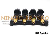 IG1 Apache OMB टाइप LPG / CNG रेल इंजेक्टर HD 4 सिलिंडर 3 ओम DC12V