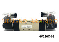 4V230C-08 PT 1/4 &quot;एयरटैक टाइप एयर सोलनॉइड वाल्व डबल इलेक्ट्रिकल कंट्रोल 5/3 वे 12VDC