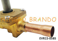 032L1228 Danfoss प्रकार EVR15 5/8 &quot;कोलेनॉइड सिस्टम और एयर कंडीशनिंग पीतल के बिना कुंडली के लिए Solenoid Vave