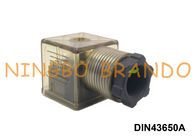 18 मिमी MPM DIN 43650 फॉर्म DIN 43650A सोलेनॉइड कॉइल कनेक्टर