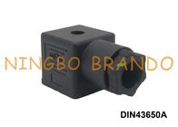 ब्लैक MPM DIN 43650 फॉर्म DIN 43650A सोलेनॉइड कॉइल कनेक्टर
