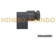 डीआईएन 43650 फॉर्म सी सोलनॉइड वाल्व कॉइल इलेक्ट्रिकल कनेक्टर DIN43650C 24V