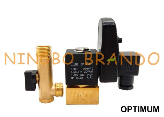 Jorc Type Timer Auto Drain Solenoid Valve For Air Compressor 220V