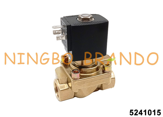1/2 ''15mm 321H36 बोतल उड़ाने की मशीन के लिए पीतल Solenoid वाल्व