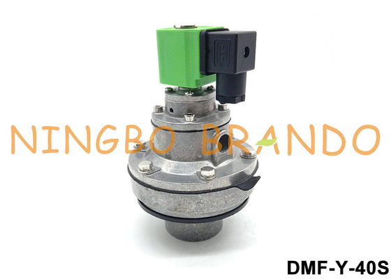 DMF-Y-40S 1-1 / 2 '' एंबेडेड डस्ट कलेक्टर वाल्व 220V AC 24V DC
