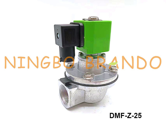DMF-Z-25 1&quot; धूल हटाने के लिए BFEC समकोण सोलेनॉइड पल्स वाल्व 24V 110V 220V