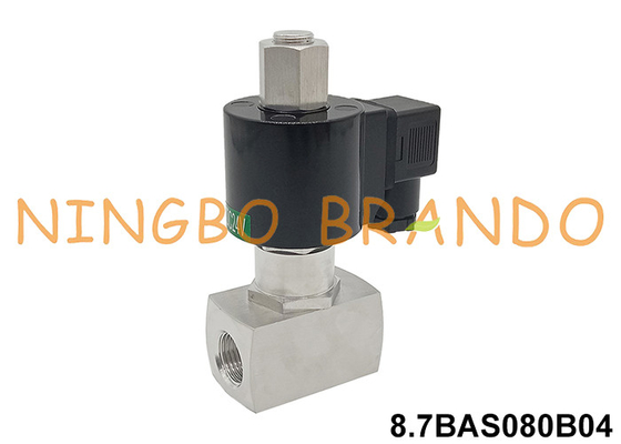 350 बार उच्च दबाव स्टेनलेस स्टील सोलेनोइड वाल्व 12V 24V 110V 220V