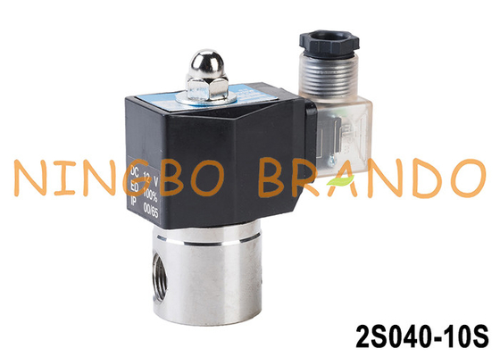 2S040-10 3/8' पानी हवा तेल स्टेनलेस स्टील सोलेनोइड वाल्व 12V 24V 110V 220V