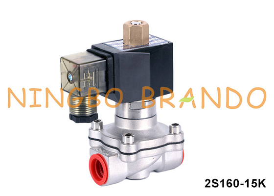 1/2'' 2 रास्ता सामान्य रूप से खुला पानी स्टेनलेस स्टील सोलेनोइड वाल्व 220V 110V 24V 12V