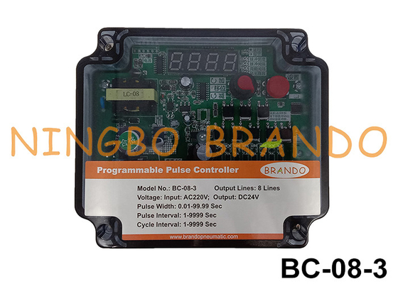 8 लाइनें प्रोग्राम करने योग्य पल्स कंट्रोलर इनपुट AC220V आउटपुट DC24V