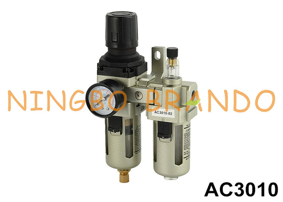 AC3010 1/4' 3/8' एयर फिल्टर नियामक स्नेहक FR.L संयोजन