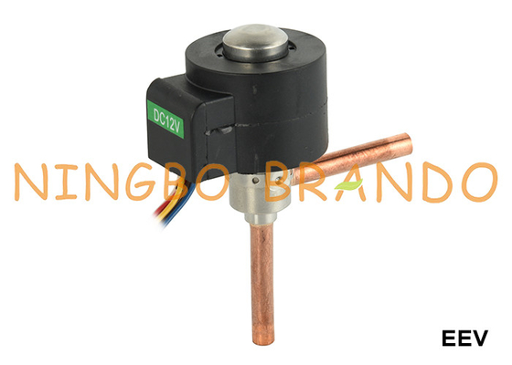 EEV EXV रेफ्रिजरेंट R22 R410A DV12V के लिए इलेक्ट्रॉनिक विस्तार वाल्व
