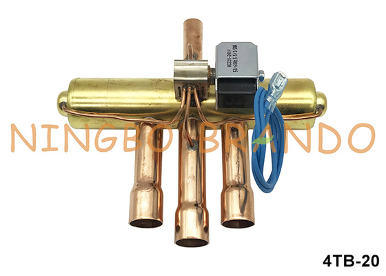 हीट पंप रेफ्रिजरेशन एयर कंडीशनर के लिए चार तरफा रिवर्स वाल्व 220V 110V 24V