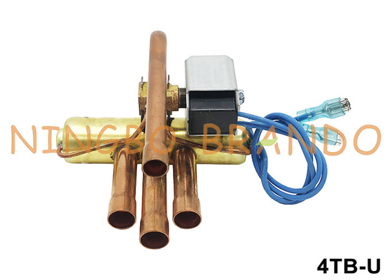 हीट पंप एयर कंडीशनिंग के लिए 4 तरह का रिवर्स वाल्व 220V 110V 24V