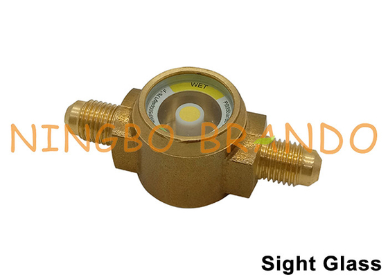 Danfoss प्रकार 1/4'' 3/8' SAE फ्लेयर सीन ग्लास रेफ्रिजरेशन के लिए