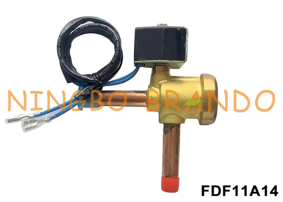 FDF11A14 12.7mm OD SANHUA प्रकार शीतलन के लिए सोलेनोइड वाल्व