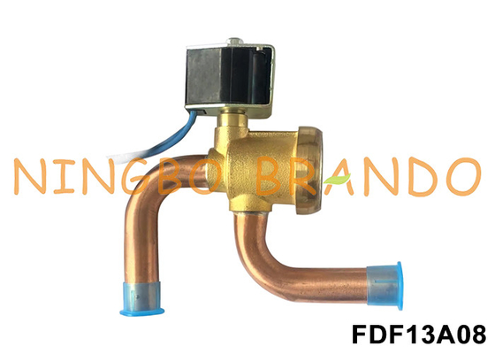 FDF13A08 5/8' Sanhua प्रकार के सोलेनोइड वाल्व गर्म पंप के लिए 24V 110V 220V
