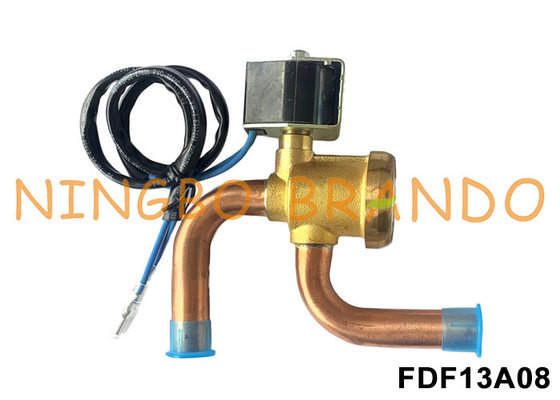 FDF13A08 5/8' Sanhua प्रकार के सोलेनोइड वाल्व गर्म पंप के लिए 24V 110V 220V