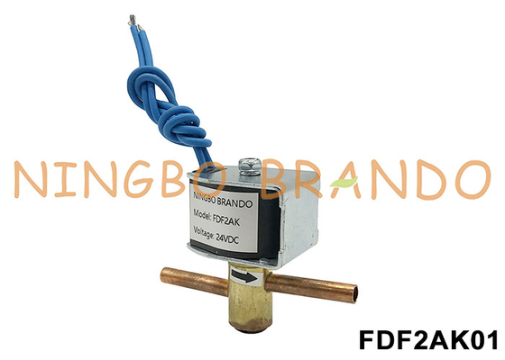 FDF2AK01 Sanhua प्रकार NO रेफ्रिजरेशन सोलेनोइड वाल्व 24V 110V 220V