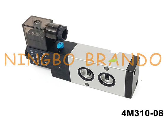 एयरटाक प्रकार 4M310-08 नामूर पायलट सोलेनोइड वाल्व 5/2 रास्ता 24V 220V