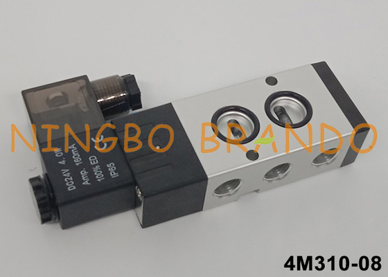 एयरटाक प्रकार 4M310-08 नामूर पायलट सोलेनोइड वाल्व 5/2 रास्ता 24V 220V