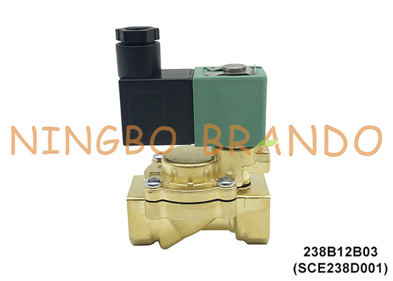 SCE238D001 3/8' ASCO प्रकार पीतल सोलेनोइड वाल्व 220V 230V 110V 115V 24V