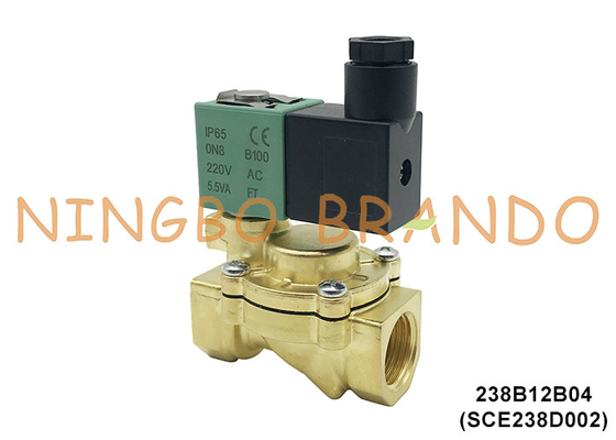 SCE238D002 1/2' ASCO प्रकार पीतल इलेक्ट्रिक सोलेनोइड वाल्व 220VAC 110VAC 24VDC