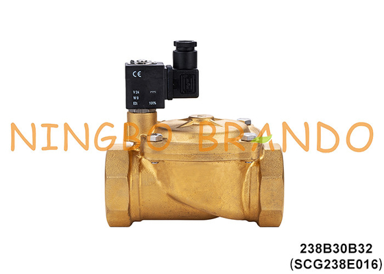 SCG238E016 1-1/4' ASCO प्रकार पानी पीतल सोलेनोइड वाल्व 24VDC 110VAC 220VAC