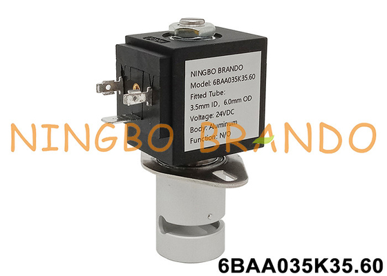 कॉफी मशीन के लिए दो तरफा सामान्य रूप से खुला सोलेनोइड चुटकी वाल्व 12V 24V 110V 220V
