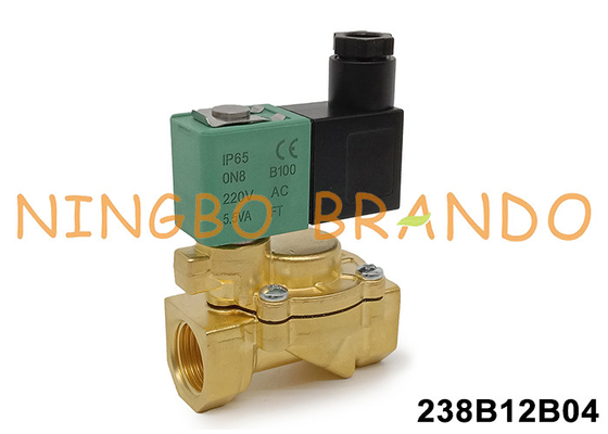 एएससीओ प्रकार SCE238D002 1/2' पीतल सोलेनोइड वाल्व 24V 110V 220V AC DC