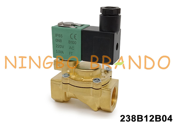 एएससीओ प्रकार SCE238D002 1/2' पीतल सोलेनोइड वाल्व 24V 110V 220V AC DC
