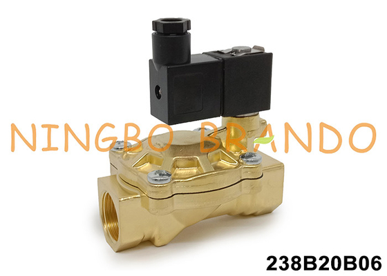 एएससीओ प्रकार 238 सीरीज 3/4' ब्रास बॉडी के साथ सोलेनोइड वाल्व 24V 110V 220V