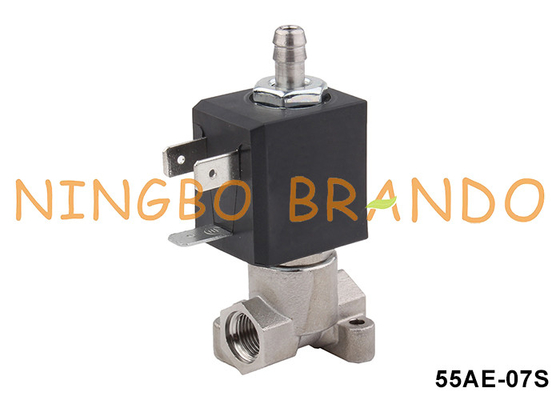 कॉफी मशीन स्टेनलेस स्टील 3 रास्ता सोलेनोइड वाल्व 1/8 '' 220V 110V 24V