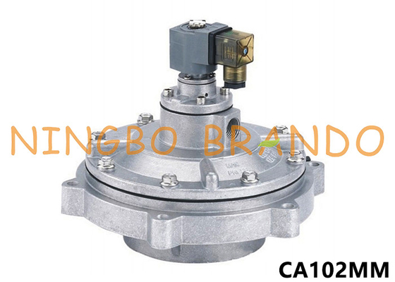 CA102MM 4'' बैग फिल्टर के लिए पूर्ण विसर्जन पल्स जेट वाल्व 24V DC 220V AC