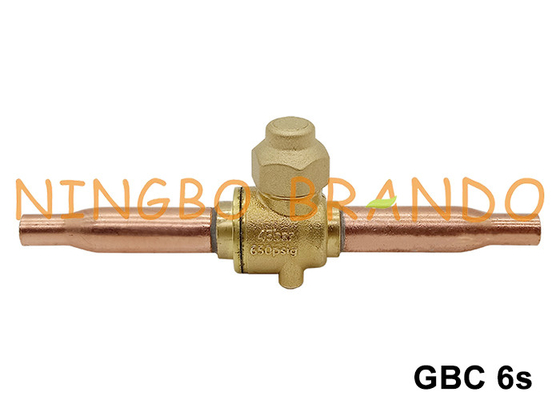 Danfoss प्रकार GBC 6s 1/4' रेफ्रिजरेशन बंद करने के लिए गेंद वाल्व 009G7020 009G7030