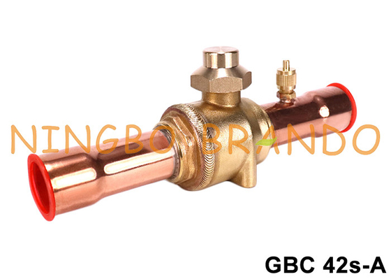 GBC 42s Danfoss प्रकार 009G7099 प्रवेश पोर्ट के साथ बंद-बंद गेंद वाल्व