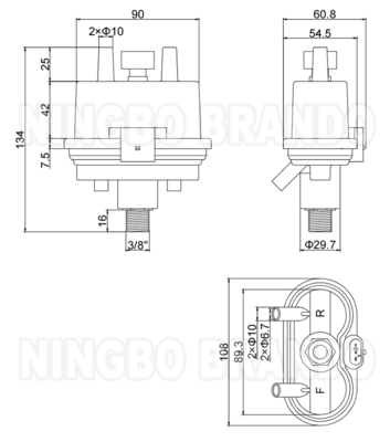 ब्यूमैटिक प्रकार HiFlo Evolution 8583219 दूध मशीन के लिए पल्सैटर 24 वीडीसी