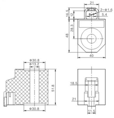 XKBL-00004 हाइड्रोलिक कॉइल 300715-00038 Doosan Infracore खुदाई करने वाला 12V 24V के लिए