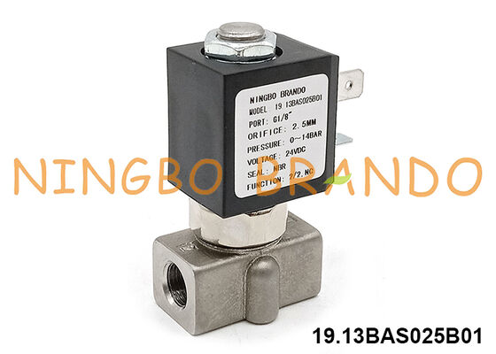 2 Way NC 30 bar Stainless Steel Solenoid Valve 1/8'' 1/4'' 220V 110V 24V 12V