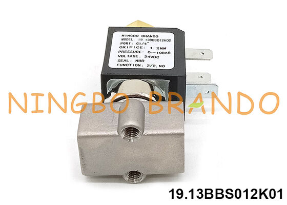 1/8'' 1/4'' 2 Way Normally Open Stainless Steel Solenoid Valve 30bar