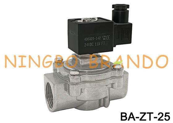 1'' सीधा थ्रू डस्ट कलेक्टर पल्स जेट वाल्व 24VDC 110VAC 220VAC