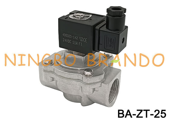 1'' सीधा थ्रू डस्ट कलेक्टर पल्स जेट वाल्व 24VDC 110VAC 220VAC