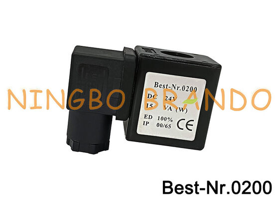 आइटम नंबर 0200 DIN43650A सोलेनोइड वाल्व कॉइल 24VDC 24V DC24V