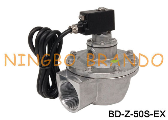 2'' इंच विस्फोट-रोधी पल्स जेट वाल्व डस्ट कलेक्टर DN50 220V 110V 24V के लिए