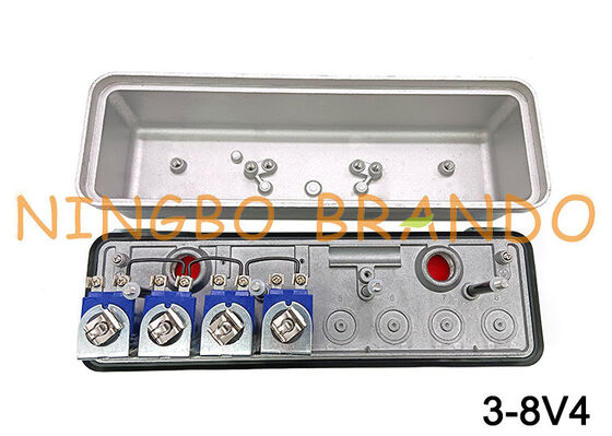 3-8V4 गोयेन प्रकार सोलेनोइड पायलट वाल्व संलग्नक बॉक्स RCA3-8V4 220V 110V 24V