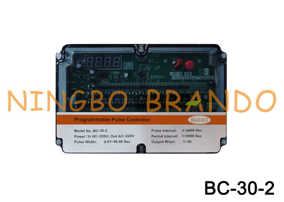 220VAC इन 220VAC आउट 30 लाइनें धूल कलेक्टर के लिए पल्स वाल्व टाइमर नियंत्रक
