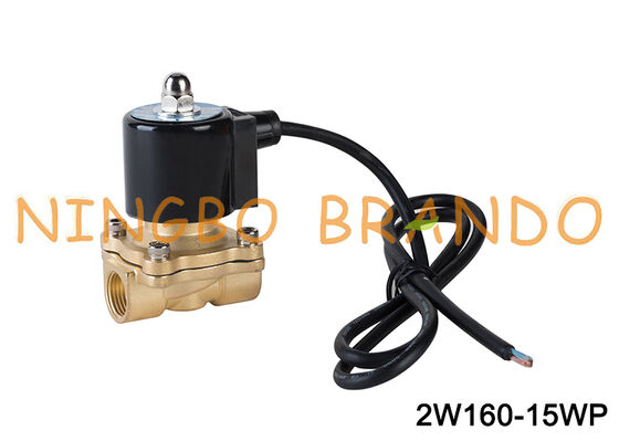 1/2'' Brass Waterproof Solenoid Valve for Music Water Fountain 24V 110V 220V